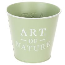 gjenstander Blomsterpotte i sink, mintgrønn, Ø15 cm, H13,5 cm