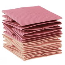 gjenstander Blomsterplanter blomsterpose rosa laks 12cmx12cm 6 stk