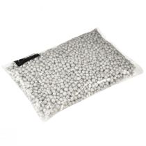 gjenstander Brilliant dekorative perler 4mm - 8mm hvite 1l