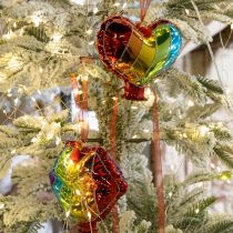 gjenstander Festlig glassdekorasjon hjerte kyss form jul