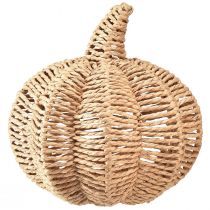 gjenstander Dekorativ gresskar raffia naturlig rustikk høstdekorasjon Ø25cm H25cm