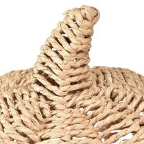 gjenstander Dekorativ gresskar raffia naturlig rustikk høstdekorasjon Ø25cm H25cm