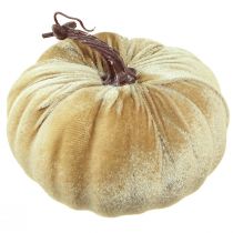 gjenstander Pyntegresskar gul beige rødbrun flokket Ø18cm 3 stk