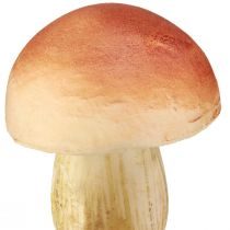gjenstander Dekorsopp på pinner små og store brune H10/11,5cm 8 stk.
