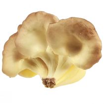 gjenstander Dekorative sopp lysebrune kunstige østerssopp 19×12×9cm
