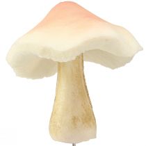 gjenstander Dekorsopp for å feste brun dekorativ sopp høst 3,5/5,5 cm 16 stk.