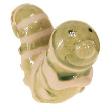 gjenstander Morsom markdekorasjon keramisk larve hengende dekorasjonspotte 9x6cm 2 stk