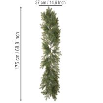 gjenstander Kunstig grangrenkrans for kreativ blomsterdekorasjon, 175 cm