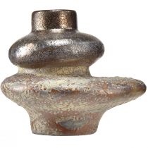 gjenstander Dekorativ vase keramisk metallic-look dekorativ vase 19×18×16cm