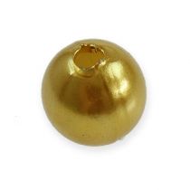 gjenstander Deco perler Ø10mm gull 115p
