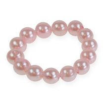 Deco perler Ø10mm rosa 115p