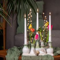 gjenstander Dekorative keramiske vaser på brett, allsidig hjemmedekorasjon, 26 cm