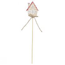 gjenstander Dekorplugger Julepynt huser tre 4,5x5cm 12 stk