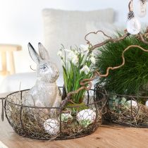 gjenstander Trådkurvskål med håndtak Brun Ø35/30/25 cm Sett med 3 stk