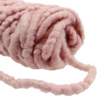 gjenstander Filtsnor fleece Mirabell 25m rosa