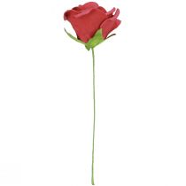 gjenstander Skumrose Skumrøde Kunstroser 7,5cm 18 stk
