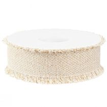 gjenstander Frynsebånd hvitt gull dekorative bånd B40mm L15m