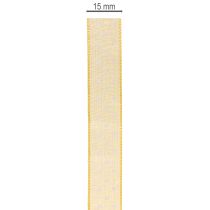 gjenstander Prikkete gavebånd, perfekt finish for gavepakker og gaveesker, 1,5 cm bredt, 20 m langt