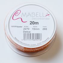 gjenstander Gavebånd med prikker for elegant gaveinnpakning, 1,5 cm bredt, 20 m langt