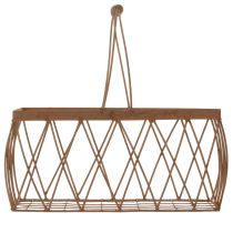 gjenstander Trådkurv, metall, rustlook, 28x13,5x14cm, 2 stk.