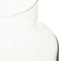 gjenstander Glassvase Rund Blomstervase Stor 100 % Resirkulert Glass H20 Ø17cm