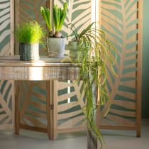 gjenstander Kunstig plante av grønn hirse for elegante hengende dekorasjoner, stilige romdetaljer, 114 cm