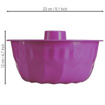 gjenstander Bundtkakeform, metall, dekorativ kakeform, lilla, Ø23 cm, H12 cm
