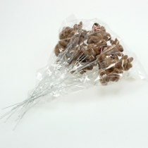 gjenstander Påskeharer på ståltråd, assortert, 5cm - 7cm 20 stk