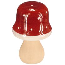 gjenstander Tresopp, paddehatter, dekorasjon, tre, FSC, rødbrun, H6,5/7 cm, 4 stk.