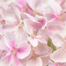 gjenstander Hortensia kunstig lys rosa kunstig blomsterhageblomst 65cm