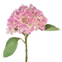 gjenstander Hortensia kunstrosa kunstblomst rosa Ø15,5cm 45cm