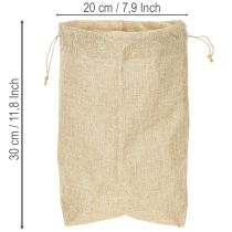 gjenstander Jutepose 20×10 cm H30 cm Gavepose