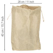 gjenstander Jutepose 28 × 10 cm H40 cm