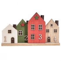 gjenstander Lysholder adventskranspinnelys huser 35cm H20cm