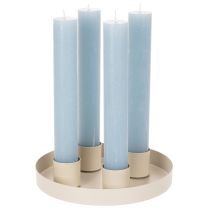 gjenstander Magnetiske lysholdere for tykke, koniske lys (4 cm), 4 stk.