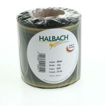 gjenstander Kransbånd moiré mørkegrønt 100 mm dekorativt bånd taftbånd