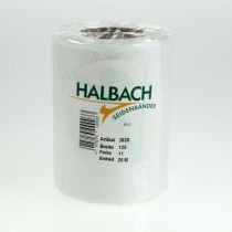 gjenstander Hvitt kransbånd 125 mm 25 m dekorativt bånd til begravelsesgudstjeneste gravdekorasjon