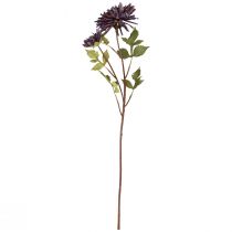 gjenstander Kunstig krysantemum 2 blomster lilla Ø5/11cm L70cm