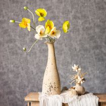 gjenstander Kunstig valmuedekorasjon for stuer og kontorer, 95 cm