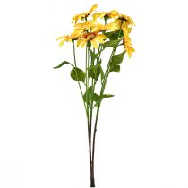 gjenstander Kunstige solsikker Dekorative blomster Gul 79cm 3stk