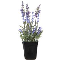 gjenstander Kunstig lavendel i potteblomstrende kunstige planter 25cm
