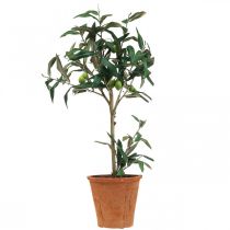 Kunstig oliventre i potte Kunstig plante Oliven H63,5cm