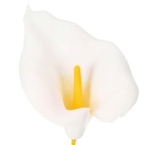 gjenstander Kunstig calla med gul støvbærer, dekorative blomster, 35 cm, 10 stk.