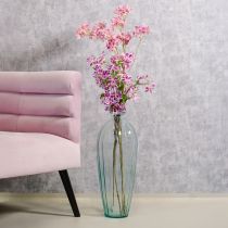 gjenstander Kunstig klematisblomst, langvarig borddekorasjon, 110 cm, 3 deler