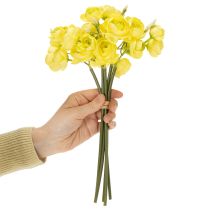 gjenstander Kunstig ranunkelbukett til vårdekorasjon, 32 cm, 5 stk.