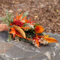 gjenstander Kunstige blomster, Banksia, Proteaceae Oransje L58cm H6cm 3 stk