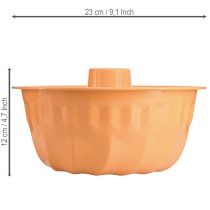 gjenstander Dekorativ bakeform i metall, oransje, Ø23 cm, H12 cm