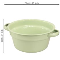 gjenstander Dekorativ bolle i metall, pastellfarget, Ø17 cm H8 cm, 4 stk.