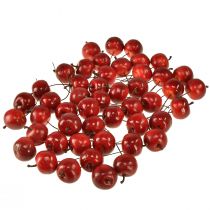 gjenstander Mini epler på wire Ø3,5cm 48 stk