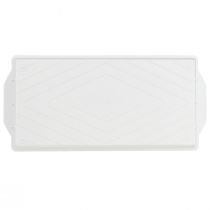 gjenstander OASIS® hvitt sandwichbrett for blomsterdekorasjon og dekorasjon 23 x 11 x 2,5 cm sett med 25 deler